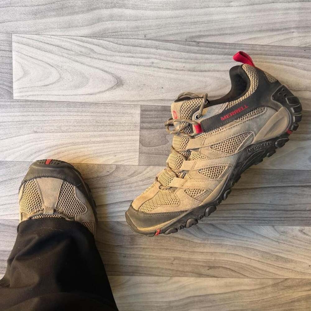 Merrell Moab Hiking Shoes Men Size 13 Tan Outdoor